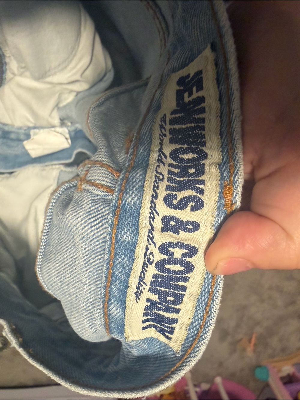 Vintage Jeanswork & Company High Rise Mom Jeans Light Wash Denim 38 - Picture 5 of 7